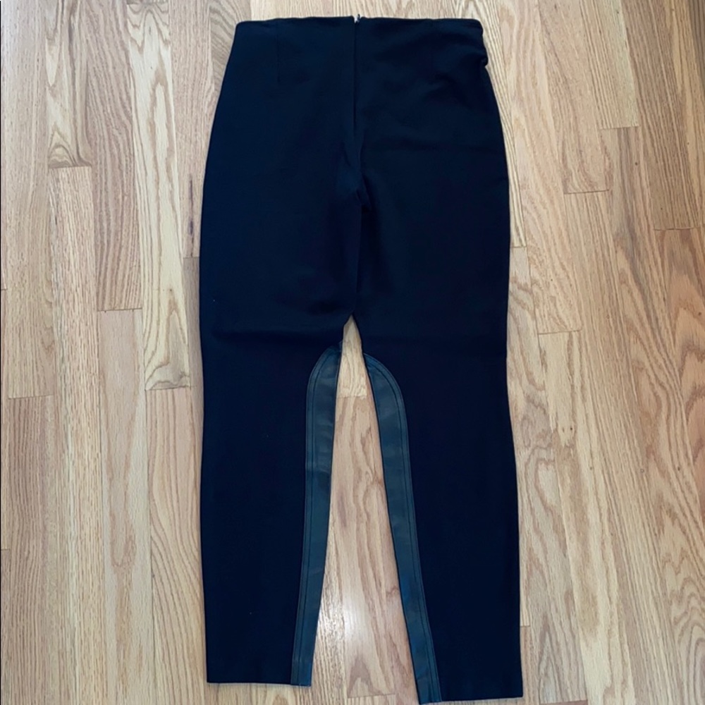 J. Crew Pixie Riding Pants Faux Leather Size 6 - Picture 5 of 7